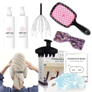 Sakura Starter Pack with Shampoo Conditioner and Styling Serum