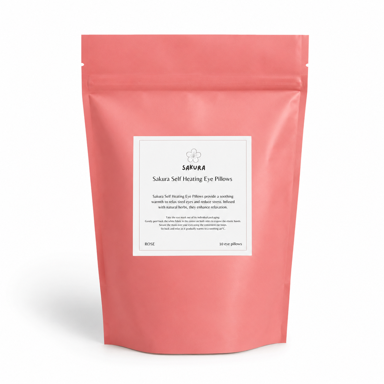 Sakura Self Heating Eye Pillows - Pack of 6 - Image 6