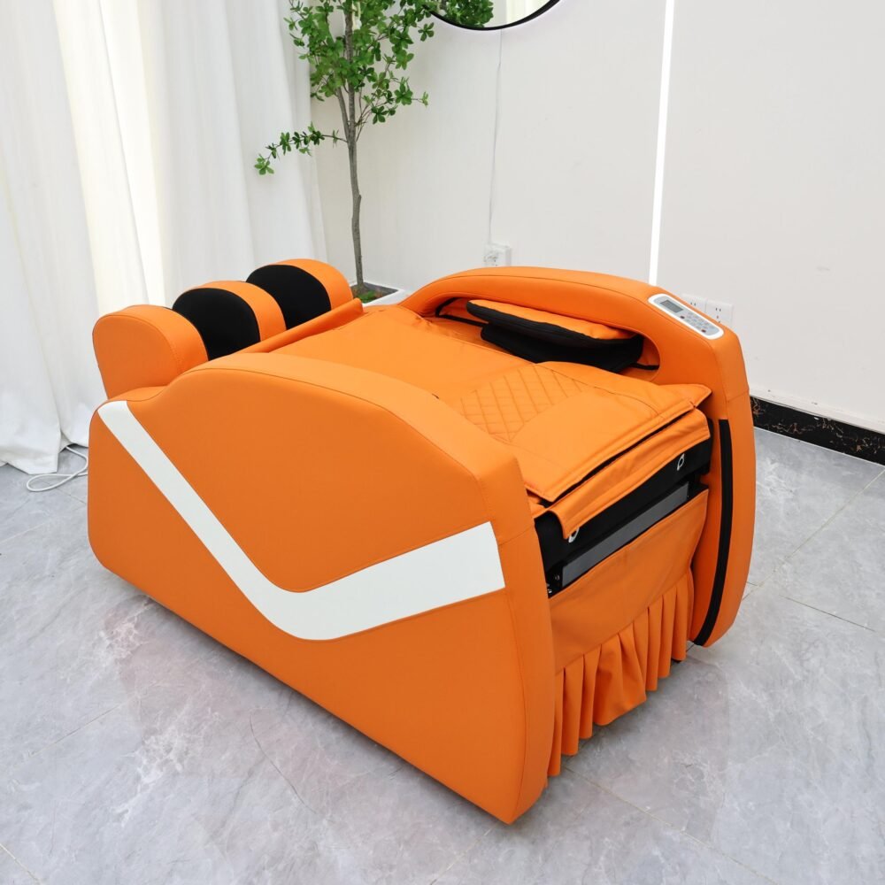 Atami Japanese Head Spa with Massage Chair - No Plumbing - Orange - Image 3