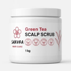 Sakura Scalp Scrub Green Tea Professional 1000gm exfoliating treatment